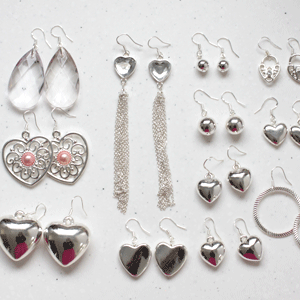 2 Necklaces into 12 Earrings