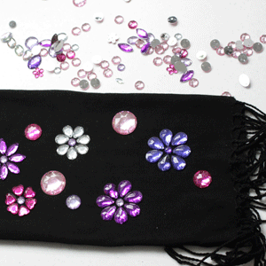 Flatback Gem Scarf Embellishment