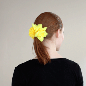 Flower Hair Tie from Fake Flowers
