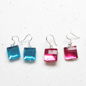 Flatback Gem Earrings