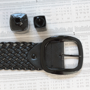 Belt Refashion, Spray Paint & Nail Polish