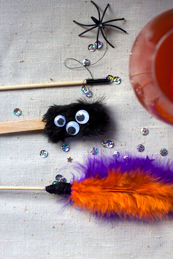 DIY Halloween Drink Stirrers for Party