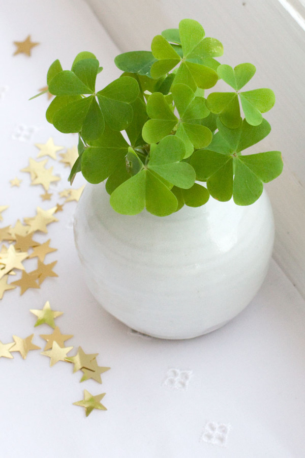 Idea for St Patrick's Day Mini Table Arrangement/Decoration